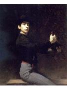 Ramon Casas i Carbo Self portrait as a flamenco dancer France oil painting artist